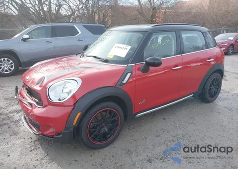 2015 Mini Countryman Cooper S z USA, uszkodzony, nr VIN WMWZC5C57FWP47133
